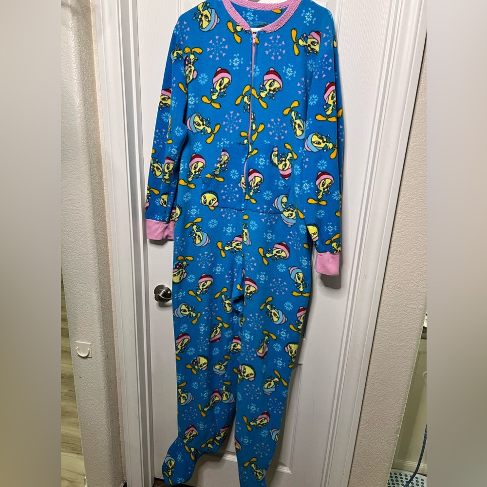 Looney Toons x Tweety x Christmas x onesie x one size
